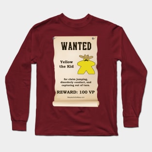 Wanted Yellow Long Sleeve T-Shirt